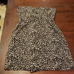 Animal print dress